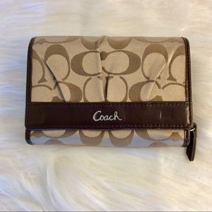 Coach Brown Signature Wallet